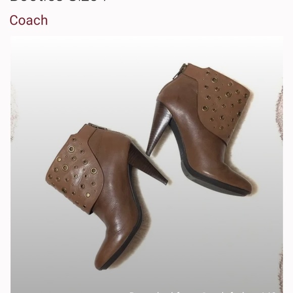 Vintage Y2K - COACH Ambrielle Ankle Boots 6.5 - - Picture 1 of 10